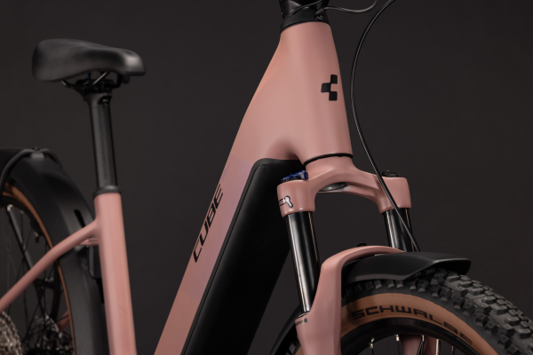 Cube Reaction Hybrid Performance 720 F ruby´n´black  27,5" 2027 Elektromos Hardtail Mountain Bike Easy Entry Kerékpár - korall