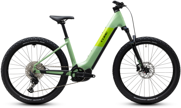 Cube Reaction Hybrid ONE 720  cactus´n´black 27,5" 2027 Elektromos Hardtail Mountain Bike Easy Entry Kerékpár - világoszöld