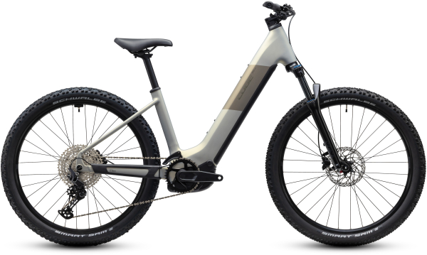 Cube Reaction Hybrid ONE 720  pearlsilver´n´chrome 27,5" 2027 Elektromos Hardtail Mountain Bike Easy Entry Kerékpár - szürke