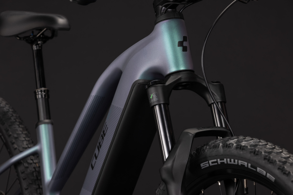 Cube Reaction Hybrid Pro 800 polarlight´n´black 29" 2027 Elektromos Hardtail Mountain Bike Trapeze Kerékpár - türkiz
