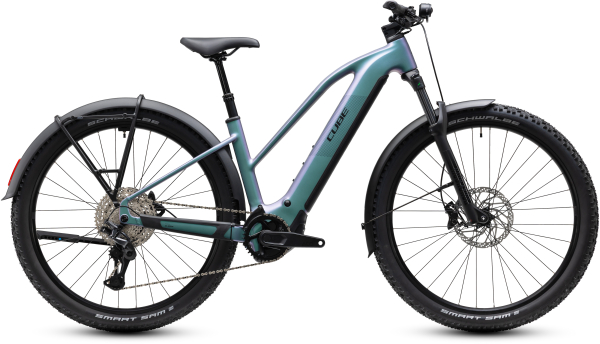 Cube Reaction Hybrid Pro 800 FE polarlight´n´black 29" 2027 Elektromos Hardtail Mountain Bike Trapeze Kerékpár - türkiz