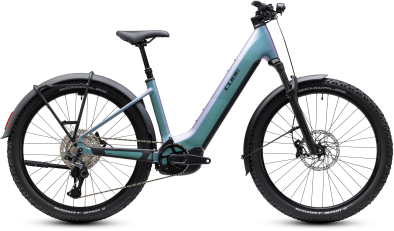 Cube Reaction Hybrid Pro 800 FE polarlight´n´black 27,5 2027 Elektromos Hardtail Mountain Bike Easy Entry Kerékpár - türkiz