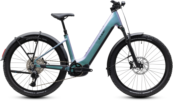 Cube Reaction Hybrid Pro 800 FE polarlight´n´black 27,5" 2027 Elektromos Hardtail Mountain Bike Easy Entry Kerékpár - türkiz