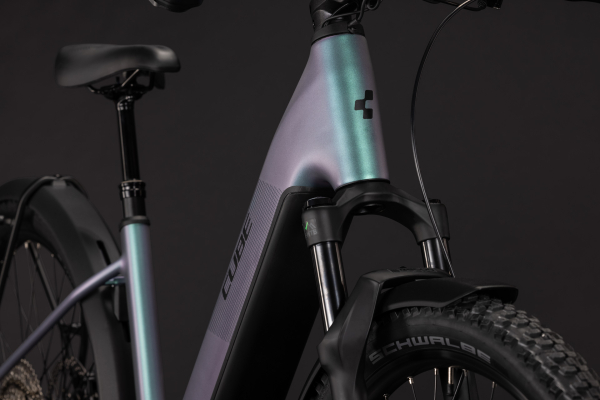 Cube Reaction Hybrid Pro 800 FE polarlight´n´black 27,5" 2027 Elektromos Hardtail Mountain Bike Easy Entry Kerékpár - türkiz
