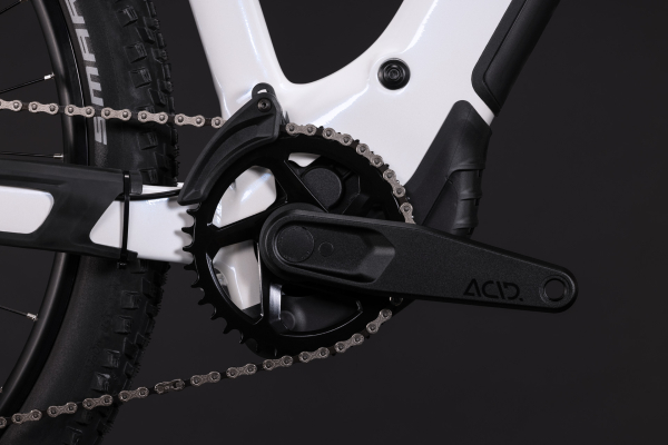 Cube Reaction Hybrid Race 800 snow´n´black 29" 2027 Elektromos Hardtail Mountain Bike Trapeze Kerékpár - fehér