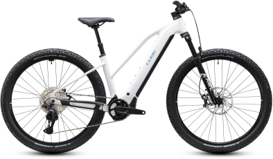 Cube Reaction Hybrid Race 800 snow´n´black 27,5 2027 Elektromos Hardtail Mountain Bike Trapeze Kerékpár - fehér