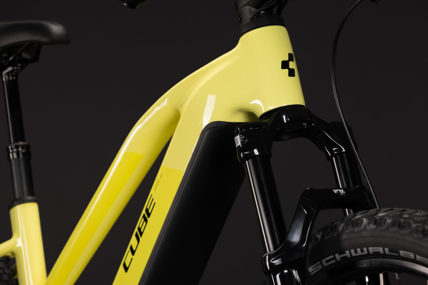 Cube Reaction Hybrid Race 800 bananasplit´n´black 29" 2027 Elektromos Hardtail Mountain Bike Trapeze Kerékpár - sárga