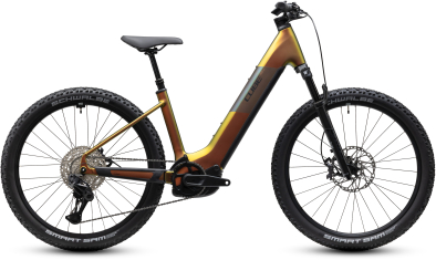 Cube Reaction Hybrid SLX 800 autumn´n´black 27,5 2027 Elektromos Hardtail Mountain Bike Easy Entry Kerékpár - arany