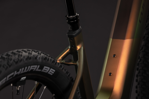 Cube Reaction Hybrid SLX 800 autumn´n´black 27,5" 2027 Elektromos Hardtail Mountain Bike Easy Entry Kerékpár - arany