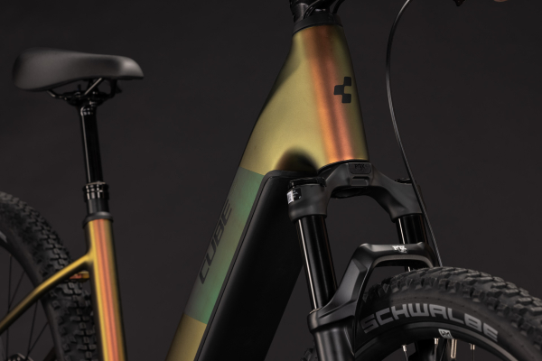 Cube Reaction Hybrid SLX 800 autumn´n´black 27,5" 2027 Elektromos Hardtail Mountain Bike Easy Entry Kerékpár - arany