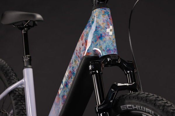 Cube Reaction Hybrid SLX 800 artline 27,5" 2027 Elektromos Hardtail Mountain Bike Easy Entry Kerékpár - lila