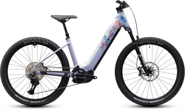 Cube Reaction Hybrid SLX 800 artline 27,5" 2027 Elektromos Hardtail Mountain Bike Easy Entry Kerékpár - lila