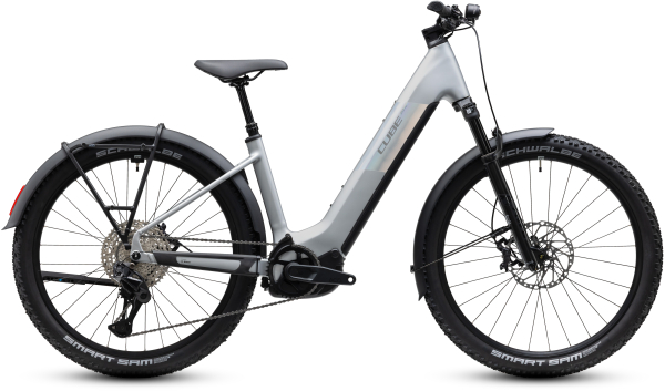 Cube Reaction Hybrid SLX 800 FE platinum´n´reflex 27,5" 2027 Elektromos Hardtail Mountain Bike Easy Entry Kerékpár - szürke