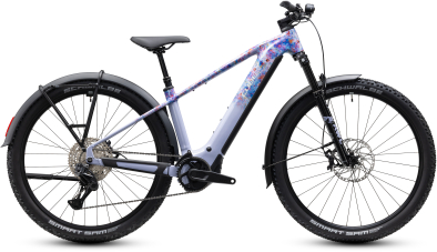 Cube Reaction Hybrid SLX 800 FE artline 29 2027 Elektromos Hardtail Mountain Bike Kerékpár - lila