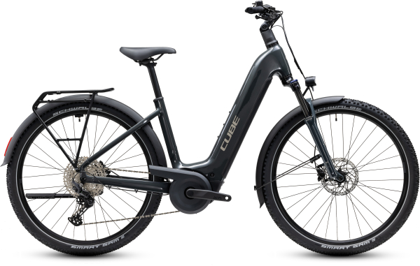 Cube Nuride Hybrid Performance 720 shadowgrey´n´grey 28" 2027 Elektromos Offroad Cross Trekking Easy Entry Kerékpár - sötétszürke