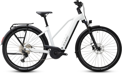 Cube Nuride Hybrid Performance 720 metallicwhite´n´grey 28 2027 Elektromos Offroad Cross Trekking Trapeze Kerékpár - fehér