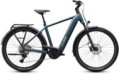 Cube Nuride Hybrid Pro 800 deepteal´n´blue 28 2027 Elektromos Offroad Cross Trekking Kerékpár - sötétkék