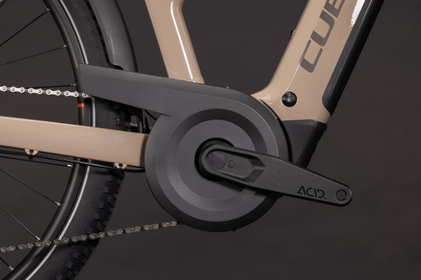 Cube Nuride Hybrid Pro 800 cappuccino´n´black 28" 2027 Elektromos Offroad Cross Trekking Trapeze Kerékpár - barna