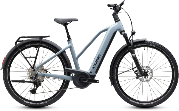 Cube Nuride Hybrid EXC 800 seagrey´n´black 28" 2027 Elektromos Offroad Cross Trekking Trapeze Kerékpár - szürke