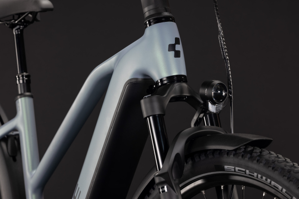 Cube Nuride Hybrid EXC 800 seagrey´n´black 28" 2027 Elektromos Offroad Cross Trekking Trapeze Kerékpár - szürke