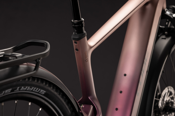 Cube Nuride Hybrid ONE11 HPC SLX 800 mauve´n´black 28" 2027 Elektromos Offroad Cross Trekking Kerékpár - lila