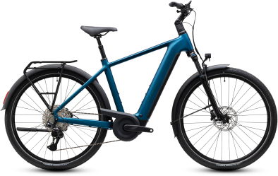 Cube Touring Hybrid Pro 800 electricblue´n´prizm 28 2027 Elektromos Onroad Trekking Kerékpár - sötétkék