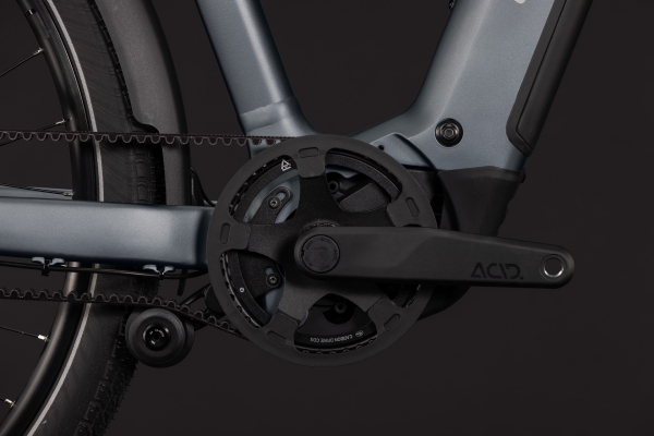 Cube Touring Hybrid Deluxe SLX 800 slabgrey´n´chrome 28" 2027 Elektromos Onroad Trekking Trapeze Kerékpár - szürke