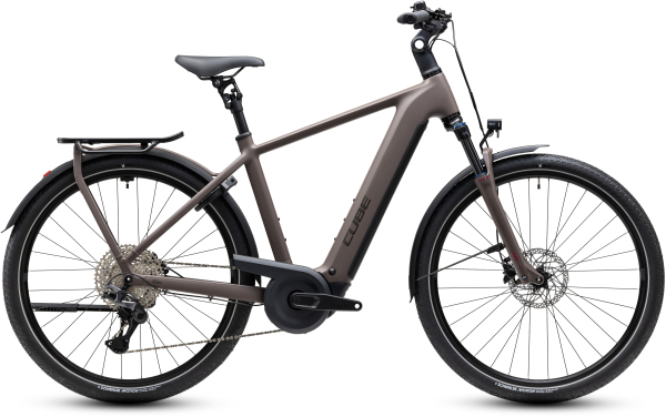 Cube Kathmandu Hybrid ONE 800 cedar´n´chrome 28" 2027 Elektromos Onroad Trekking Kerékpár - barna
