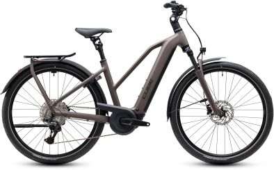 Cube Kathmandu Hybrid ONE 800 cedar´n´chrome 28 2027 Elektromos Onroad Trekking Trapeze Kerékpár - barna