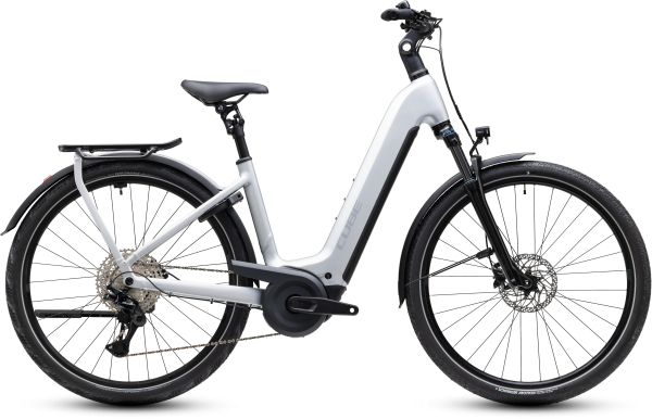 Cube Kathmandu Hybrid ONE 800 silverstar´n´reflex 28" 2027 Elektromos Onroad Trekking Easy Entry Kerékpár - szürke