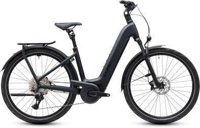 Cube Kathmandu Hybrid Pro 800 coal´n´black 28 2027 Elektromos Onroad Trekking Easy Entry Kerékpár - fekete