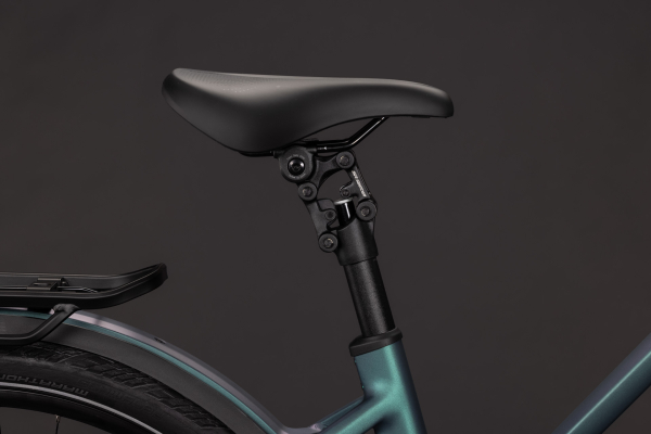 Cube Kathmandu Hybrid Pro 800 smaragdgrey´n´black 28" 2027 Elektromos Onroad Trekking Trapeze Kerékpár - világoskék