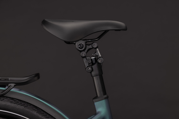 Cube Kathmandu Hybrid Pro 800 smaragdgrey´n´black 28" 2027 Elektromos Onroad Trekking Easy Entry Kerékpár - világoskék