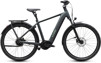 Cube Kathmandu Hybrid Deluxe Pro 800 blackforest´n´chrome 28 2027 Elektromos Onroad Trekking Kerékpár - fekete