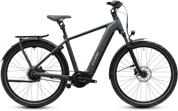 Cube Kathmandu Hybrid Deluxe Pro 800 blackforest´n´chrome 28" 2027 Elektromos Onroad Trekking Kerékpár - fekete