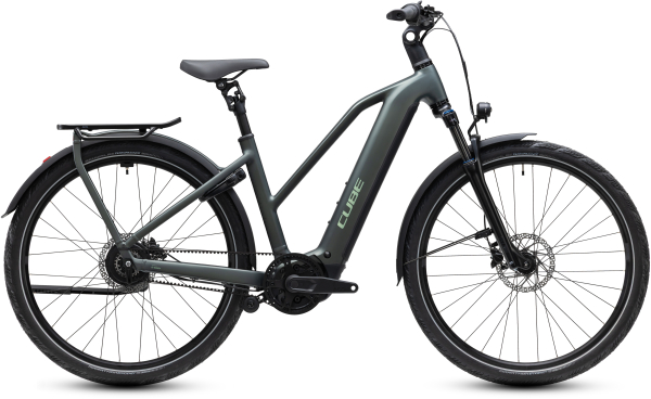 Cube Kathmandu Hybrid Deluxe Pro 800 blackforest´n´chrome 28" 2027 Elektromos Onroad Trekking Trapeze Kerékpár - fekete