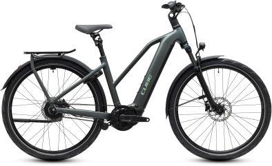 Cube Kathmandu Hybrid Deluxe Pro 800 blackforest´n´chrome 28 2027 Elektromos Onroad Trekking Trapeze Kerékpár - fekete