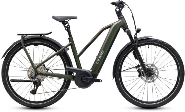 Cube Kathmandu Hybrid EXC 800 stellar´n´chrome 28" 2027 Elektromos Onroad Trekking Trapeze Kerékpár - sötétszürke
