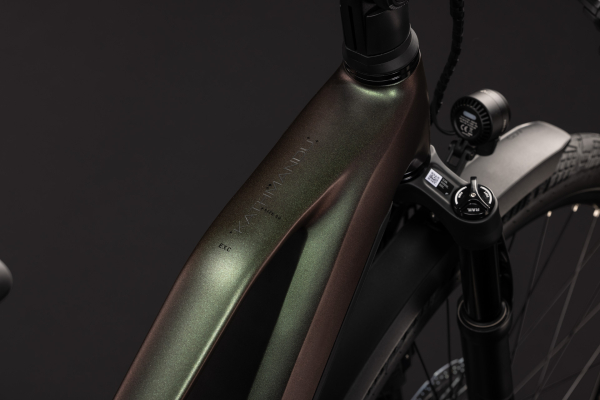 Cube Kathmandu Hybrid EXC 800 stellar´n´chrome 28" 2027 Elektromos Onroad Trekking Trapeze Kerékpár - sötétszürke