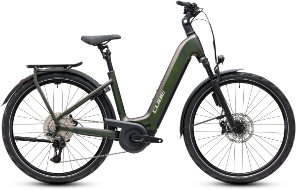 Cube Kathmandu Hybrid EXC 800 stellar´n´chrome 28" 2027 Elektromos Onroad Trekking Easy Entry Kerékpár - sötétszürke