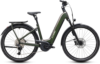 Cube Kathmandu Hybrid EXC 800 stellar´n´chrome 28 2027 Elektromos Onroad Trekking Easy Entry Kerékpár - sötétszürke