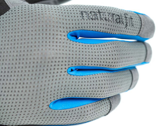 Cube X NF Kerékpáros Hosszú Ujjú Kesztyű Szürke/Kék L - szürke