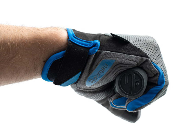 Cube X NF Kerékpáros Hosszú Ujjú Kesztyű Szürke/Kék L - szürke