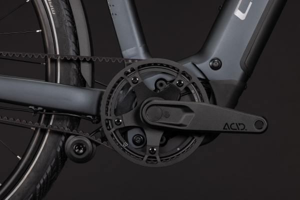 Cube Kathmandu Hybrid Deluxe EXC 800 stealthgrey´n´grey 28" 2027 Elektromos Onroad Trekking Trapeze Kerékpár - sötétszürke