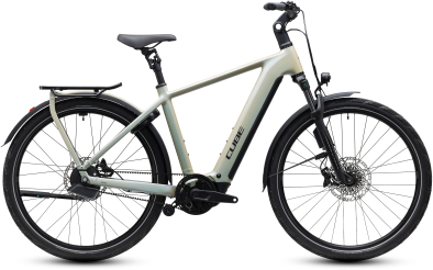 Cube Kathmandu Hybrid Deluxe EXC 800 glintsand´n´black 28 2027 Elektromos Onroad Trekking Kerékpár - világosszürke