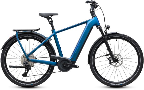 Cube Kathmandu Hybrid SLX 800 nebula´n´prizm 28" 2027 Elektromos Onroad Trekking Kerékpár - sötétkék