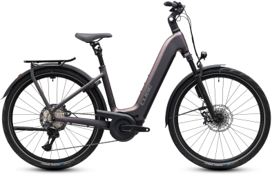 Cube Kathmandu Hybrid SLT 800 mysticgraphite´n´reflex 28 2027 Elektromos Onroad Trekking Easy Entry Kerékpár - sötétkék