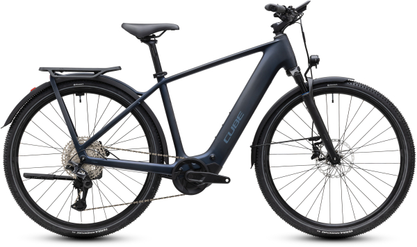 Cube Kathmandu Hybrid C:62 Pro 400X liquidsteel´n´prizm 28" 2027 Elektromos Onroad Trekking Kerékpár - sötétkék