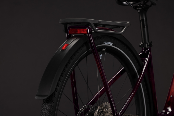 Cube Kathmandu Hybrid C:62 SLX 400X liquidred´n´red 28" 2027 Elektromos Onroad Trekking Easy Entry Kerékpár - bordó
