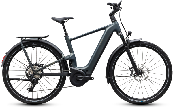 Cube Kathmandu Hybrid ONE11 HPC SLX 800 sagebrushgreen´n´chrome 28" 2027 Elektromos Offroad Cross Trekking Kerékpár - sötétszürke